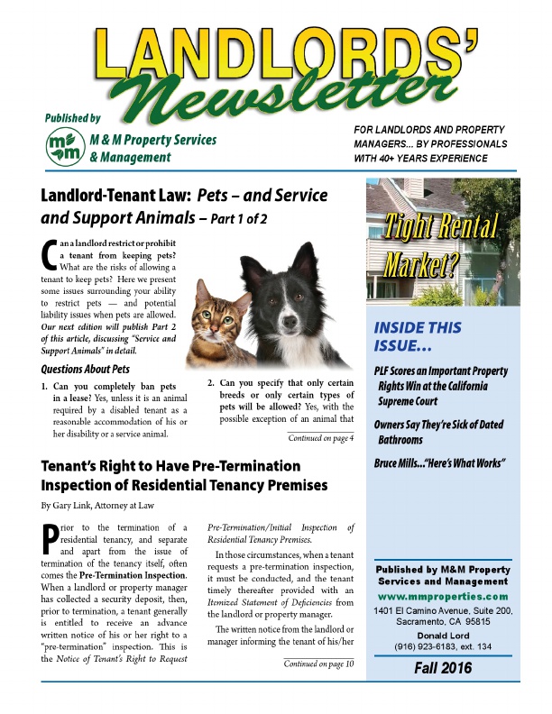 LandlordsNewsletterA57-Fall2016, Page 1